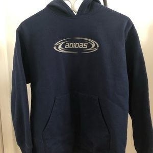 Navy blue adidas hoodie (S)